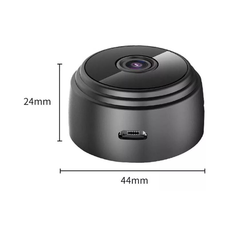 Mini Câmera Espiã A9 Segurança Wi-fi Full Hd Coibeu Cor Pre