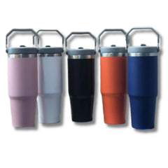 Flip Straw Tumbler Garrafa Térmica 650 ML