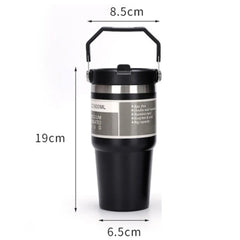 Flip Straw Tumbler Garrafa Térmica 650 ML